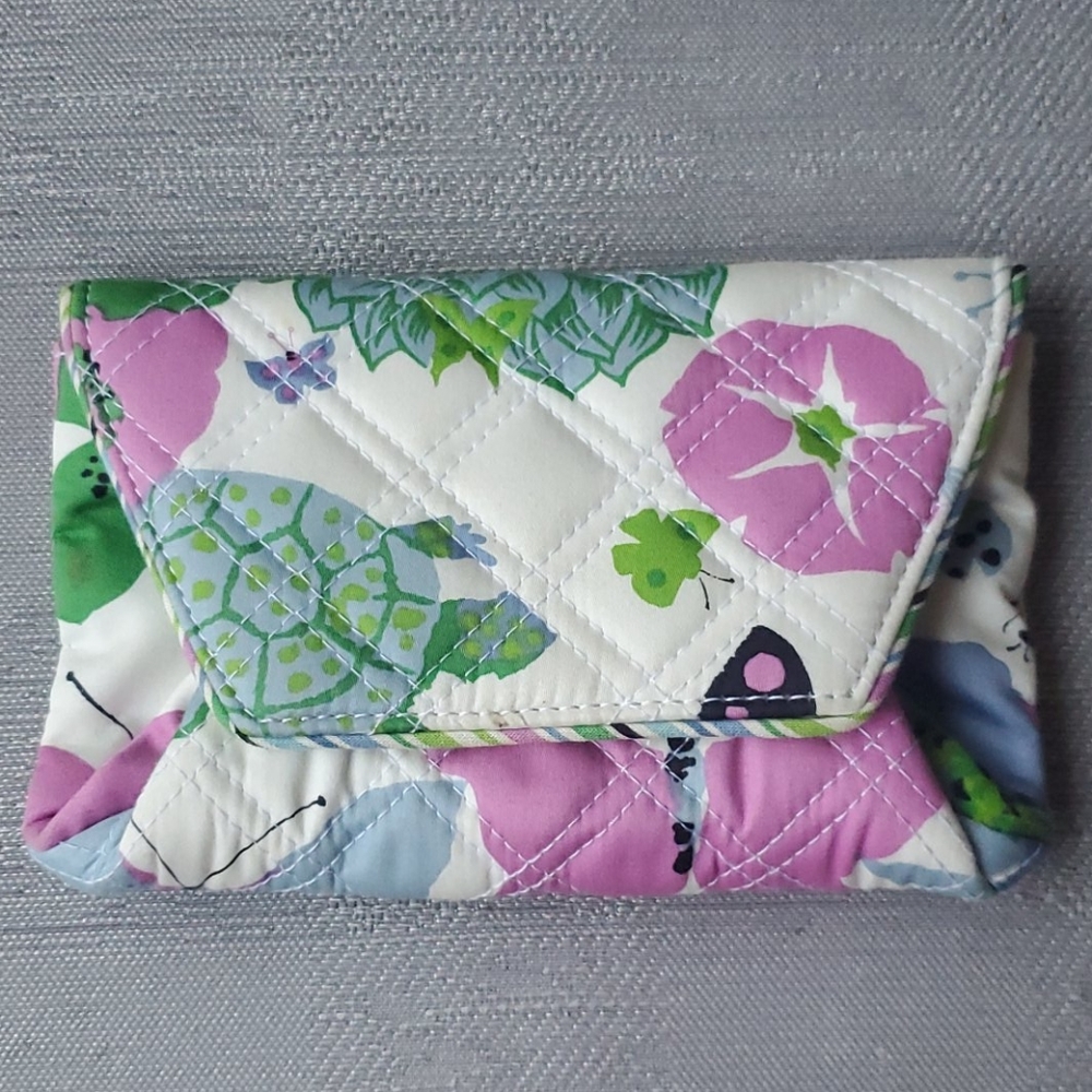 Vera Bradley Squalre Folding Change Purse Clutch